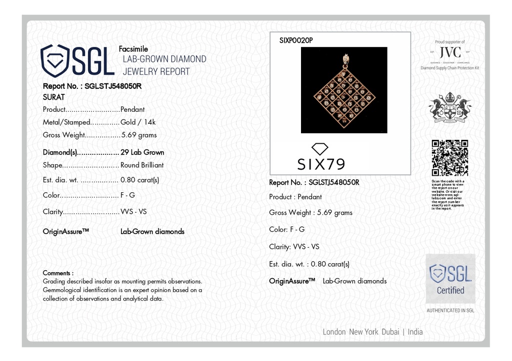 RD SIXP0020P (WITH CHAIN)
