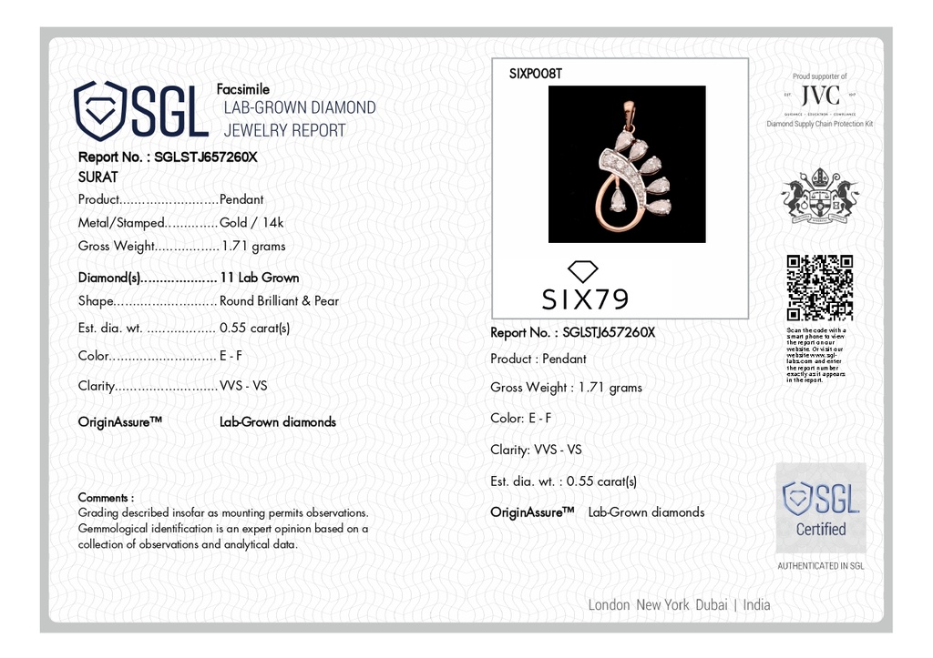 SIXP008T (WITHOUT CHAIN)